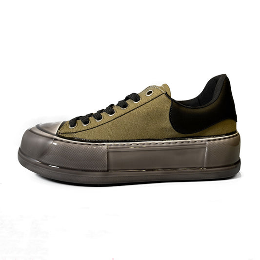 Jelly Canvas sneakers -- Dark Green